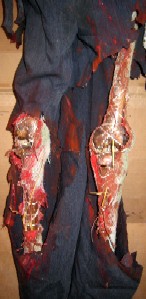 Scarecrow Prop Legs Detail