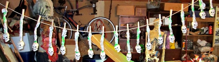The Skeleton Garden Sprouts Awaiting Paint