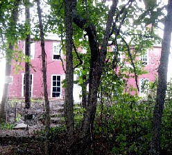 The John Work house in the trees