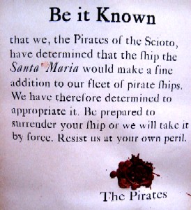 The pirate proclamation