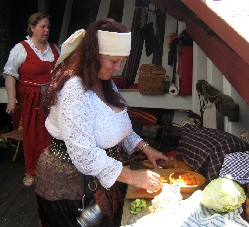Anna Maria Preparing Food