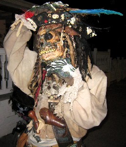 Skeleton Pirate in garb