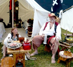 Ferguss and Georgiabelle in Camp