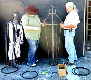 Captain Jim and William Assemble a Gibbet