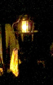 The Lantern in the Gibbet at Night
