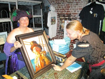 Mama Ratsey Showing Off Papa's Portrait