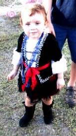 Little Kid in Pirate Costume