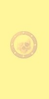 Old yellow skull background