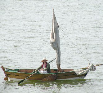 Jay H. in his boat