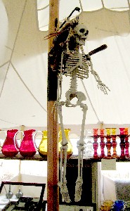 Daniel Boone Shop's skeleton