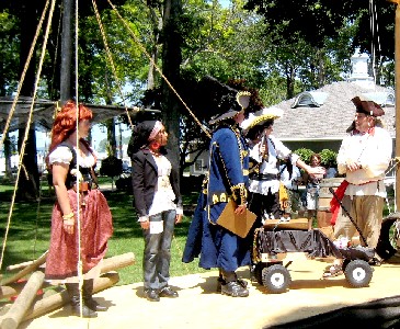 The fifth group of pirate contestants