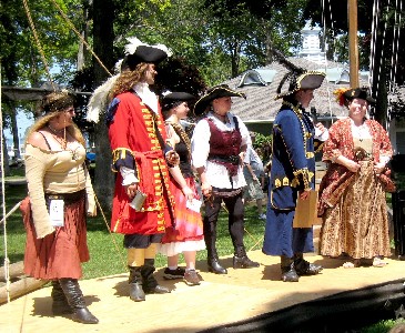The sixth group of pirate contestants