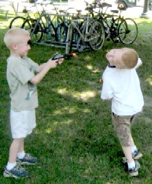 Kid Shot with Toy Gun