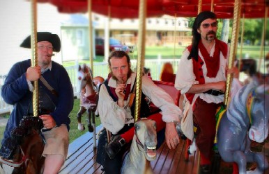Pirates Smoking on the Merry-Go-Round