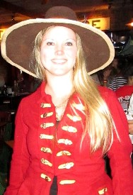 Jennifer Hoyle in the Patrick Hat