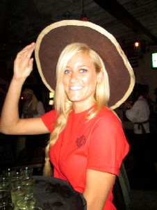 Waitress in the Patrick Hand Hat
