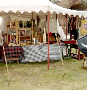 Greg's Weeping Heart Trading Company booth