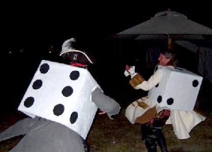 Spike & Chrispy in Dice Suits 1