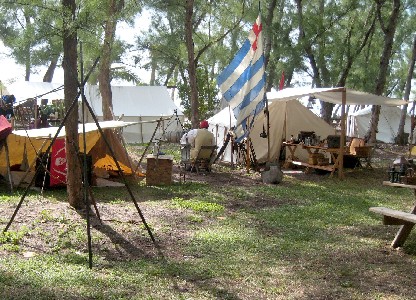 Another view of the buccaneer campsite