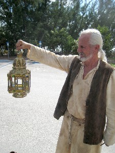DB and his favorite period lantern