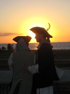 Dorian & Josephine in the sunset