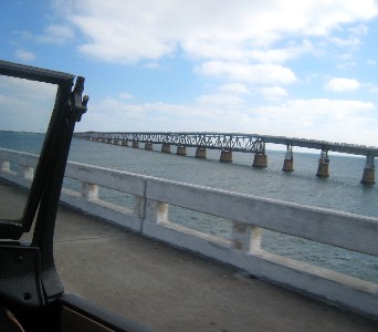 Stopping on Bahia Honda Bridge