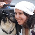 Diosa and dog photo