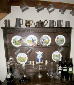 Sideboard with Madeira Wine and Mugs