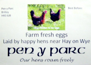 Pen Y Parc Egg Sticker