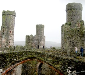 The Conwy Castle Wall View