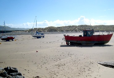 Barmouth Beached Boats